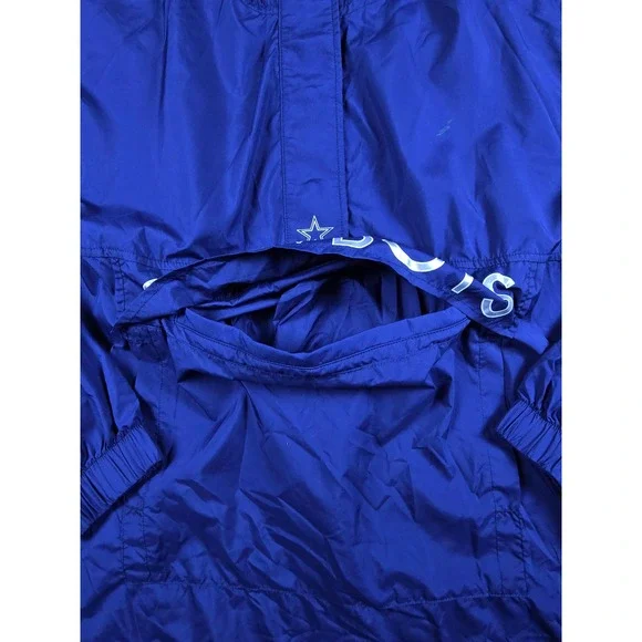 Victoria's Secret PINK Dallas Cowboys Blue Windbreaker Gameday Jacket Size M - Picture 8 of 10